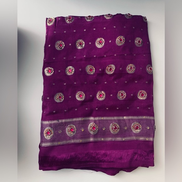 🌺 SALE $95 🌺 2 - NEW 3-Piece Unstitched Indian Suit - Picture 4 of 6